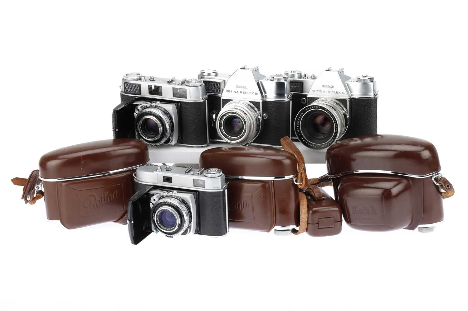 Lot 139 - A Group of Four Kodak Retina 35mm Cameras