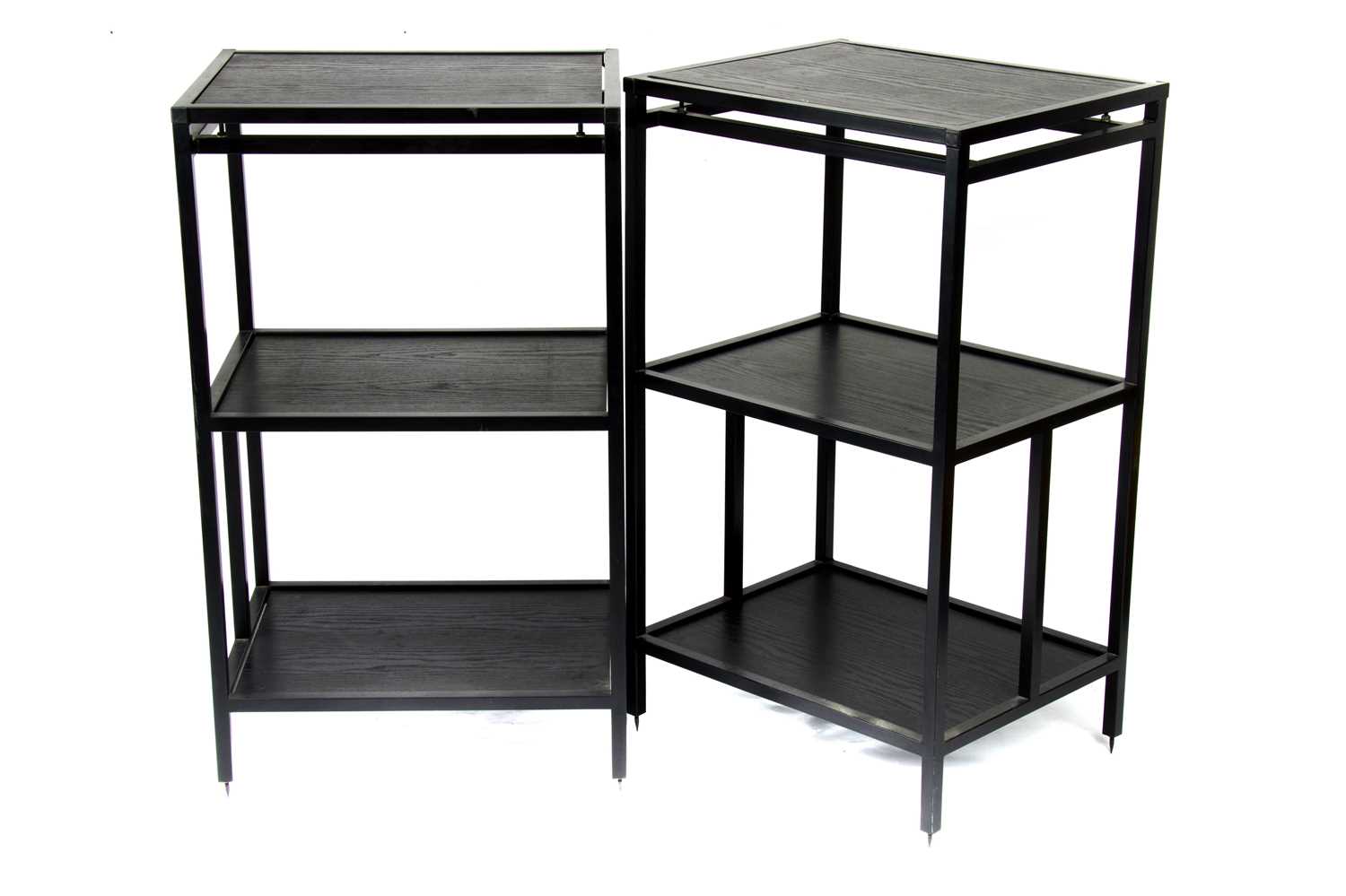 Lot 37 - A Pair of Hi-Fi Equipment Racks,