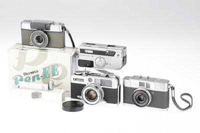 Lot 131 - A Collection of Half Frame Film Cameras