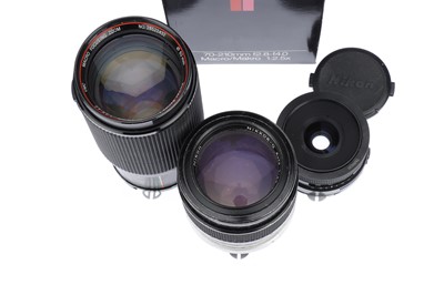 Lot 93 - Three Nikon Fit SLR Lenses