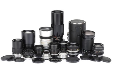 Lot 424 - A Mixed Collection of Various SLR Lenses