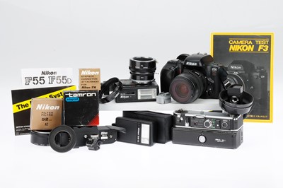 Lot 516 - A Nikon F50 SLR Camera and a Collection of Nikon Accessories