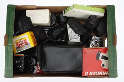 Lot 304 - A Mixed Selection of Cameras and Lenses