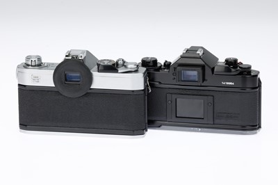 Lot 177 - A Canon A-1 and a Canon FTbn QL 35mm SLR Cameras