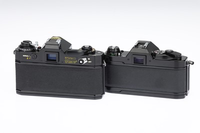 Lot 178 - A Canon EF and a Canon AL-1 QF 35mm SLR Cameras