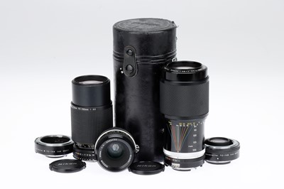 Lot 456 - A Selection of Nikon SLR Lenses