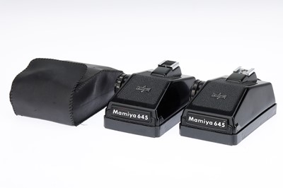 Lot 508 - Two Mamiya 645 Medium Format SLR Prism Finders