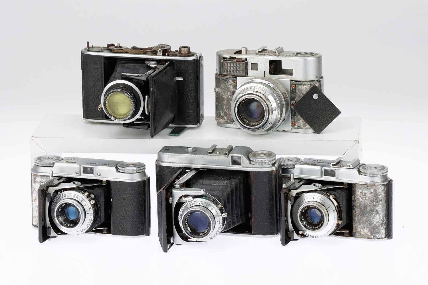 Lot 354 - A Group of Voigtlander Folding Cameras