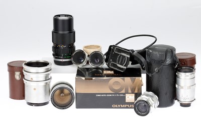 Lot 441 - A Mixed Selection of Various Lenses and Accessories