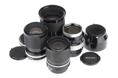 Lot 447 - Four Nikon Nikkor Lenses