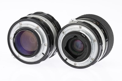 Lot 448 - Two Nikon Nikkor Pre-AI Lenses