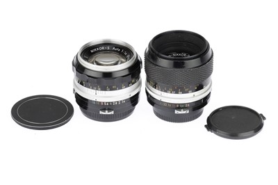 Lot 448 - Two Nikon Nikkor Pre-AI Lenses