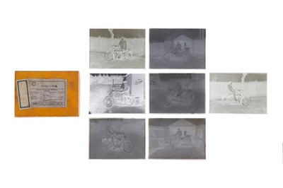 Lot 150 - Collection of Half Plate Negatives of Motorbikes