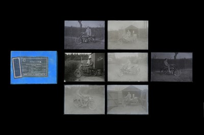 Lot 150 - Collection of Half Plate Negatives of Motorbikes