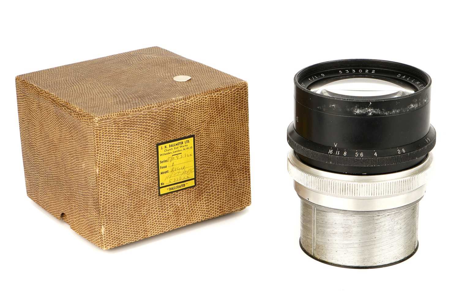 Lot 387 - A Dallmeyer Super Six f/1.9 6" Lens