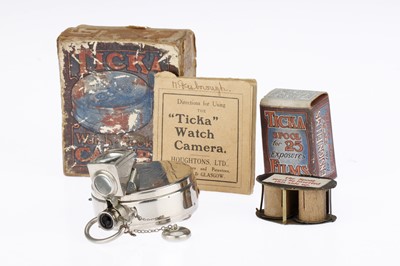 Lot 330 - A Houghton Ticka Watch Pocket Sub Miniature Camera