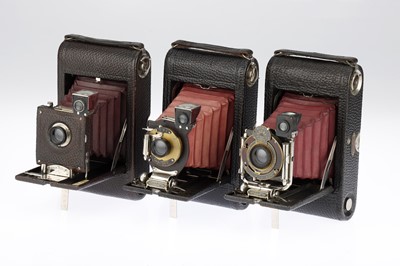 Lot 332 - Three Eastman Kodak Folding Cameras