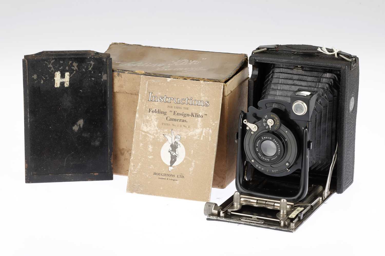 Lot 316 - A Houghton-Butcher Ensign Folding Camera Lot 316 - A Houghton-Butcher Ensign Folding Camera