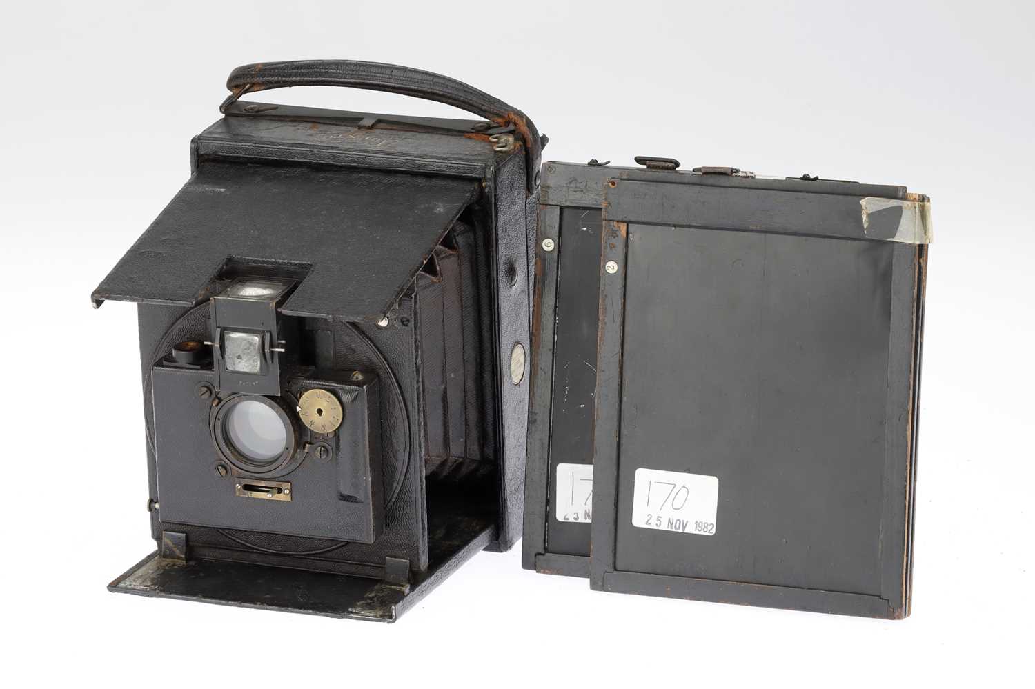 Struts Camera Lot 316 - An Adams Idento Folding Strut Camera,