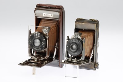 Lot 318 - Two Houghton-Butcher Ensign Tropical Model Folding Cameras