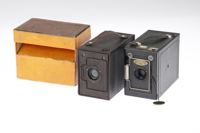 Lot 337 - Two Box Cameras by Ensign