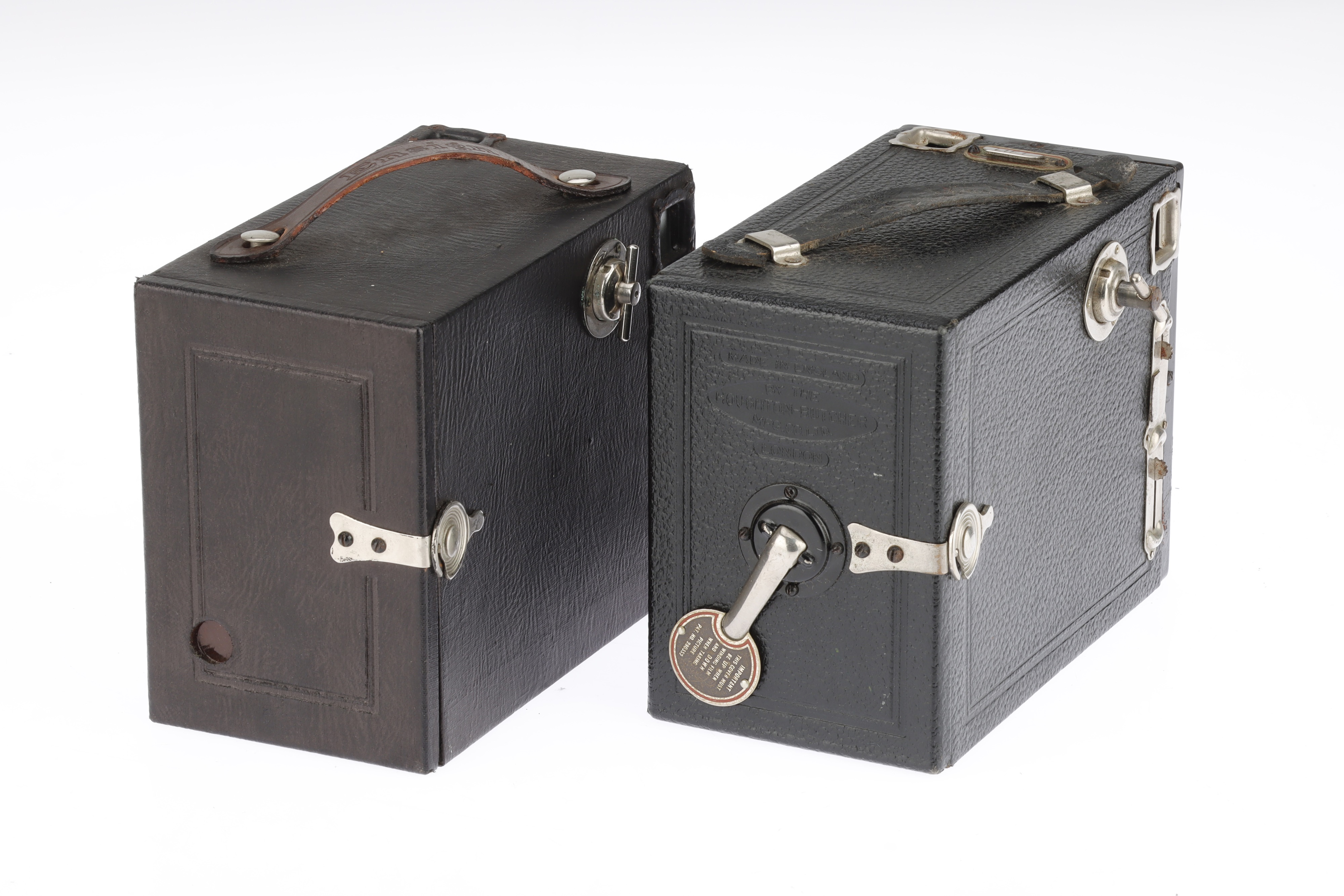 Camera Clickedf Box Lot 337 - Two Box Cameras by Ensign,