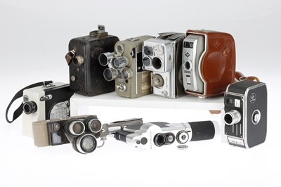 Lot 27 - A Bolex C8S and Other 8mm Cine Cameras