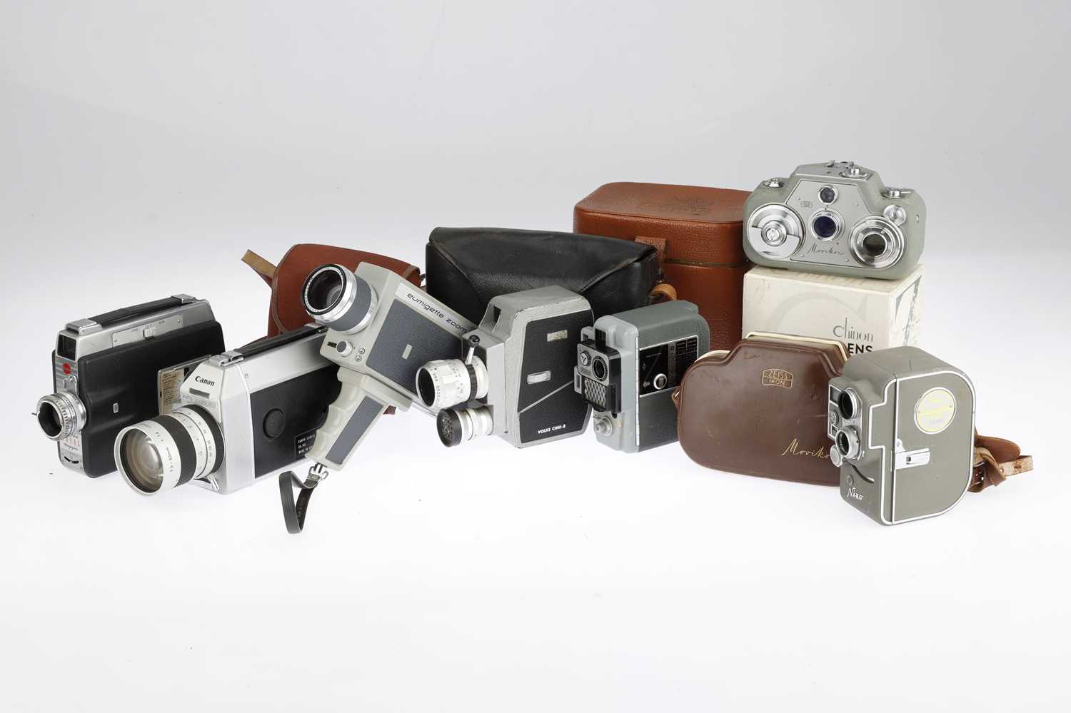 Lot 28 - A Canon Auto Zoom 814 Super 8 and Other Cine Cameras