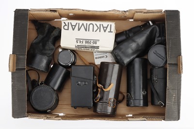 Lot 438 - A Selection of Canon and Various Other SLR Lenses