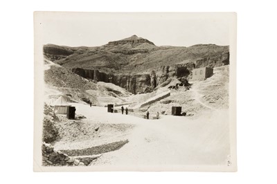 Lot 69 - A Silver Gelatin Photograph Showing The Entrance to King Tutankhamun’s Tomb, Egypt