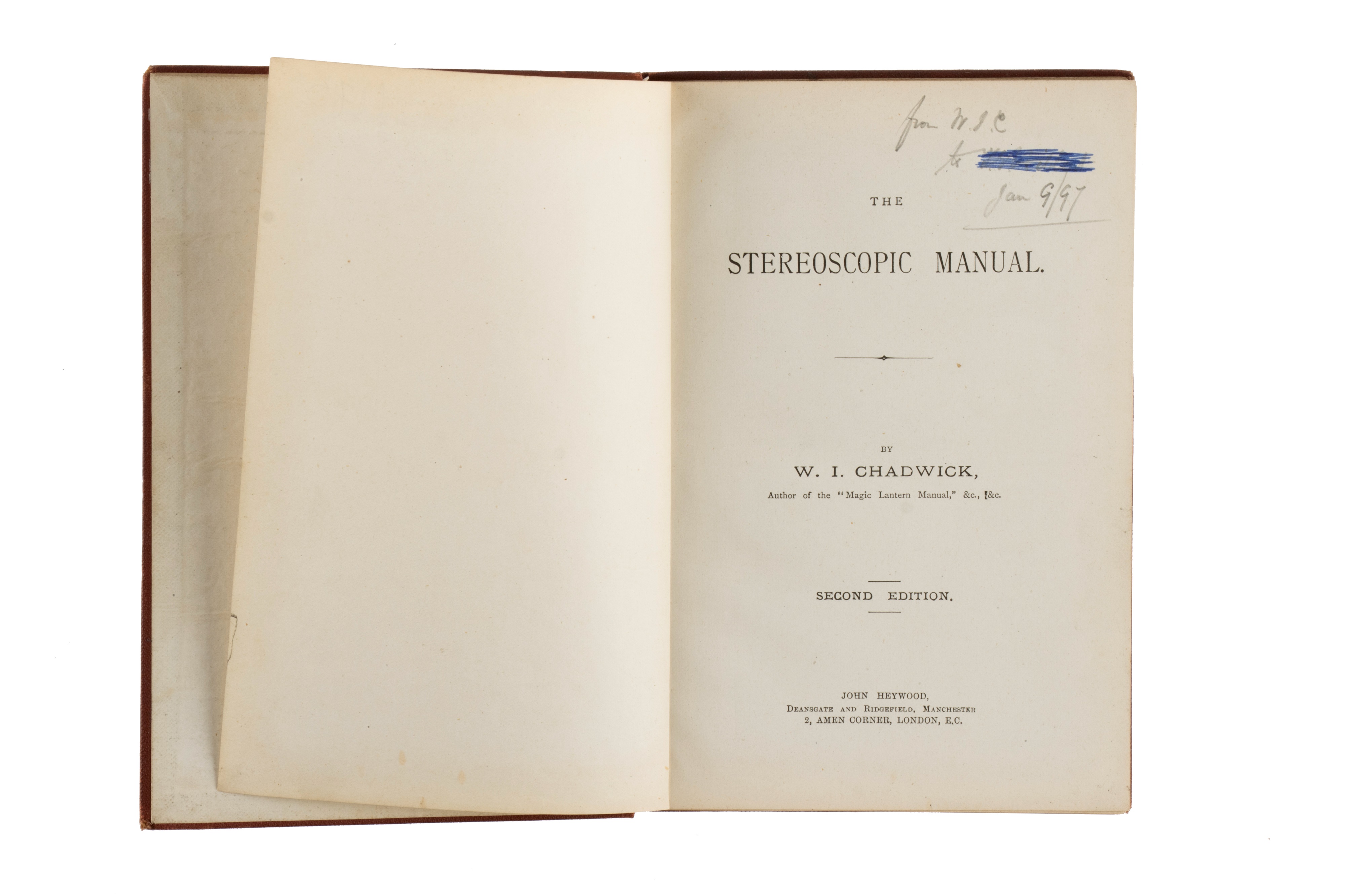 Lot 184 - Collection of 3 Books on the Stereoscope,