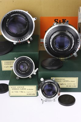 Lot 254 - A S & K 5 x 4in. Large Format Monorail View Camera Outfit