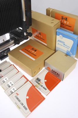 Lot 254 - A S & K 5 x 4in. Large Format Monorail View Camera Outfit