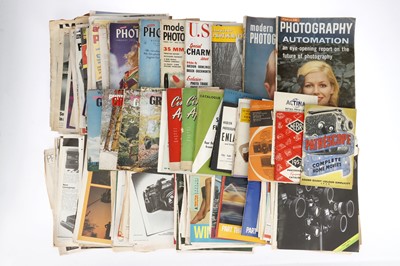 Lot 594 - A Tray of Photographic Magazines and Catalogues