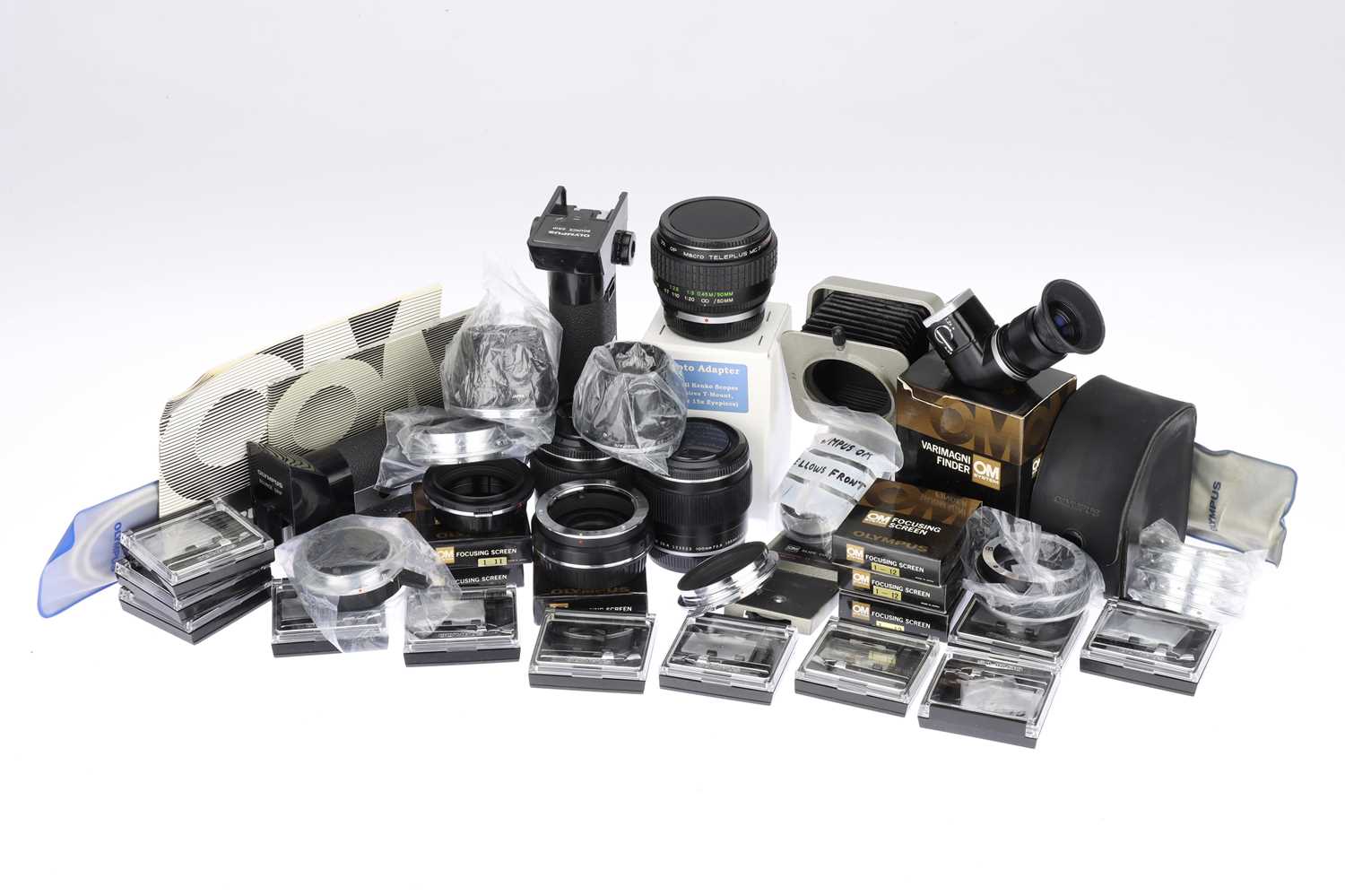 Lot 598 - A Selection of Various Olympus OM System Accessories