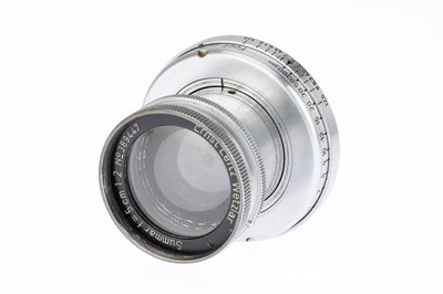 Lot 50 - A Leitz Wetzlar Summar f/2 5cm Collapsible Lens