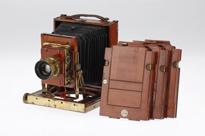 Lot 476 - A Thornton Pickard Imperial Triple Extension  Quarter Plate Camera