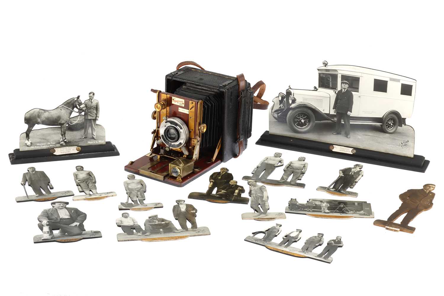 Lot 171 - A Sanderson de Luxe Hand & Stand Camera with Photographs