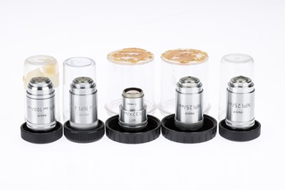 Lot 744 - Collection of Leitz NPL Microscope Objectives
