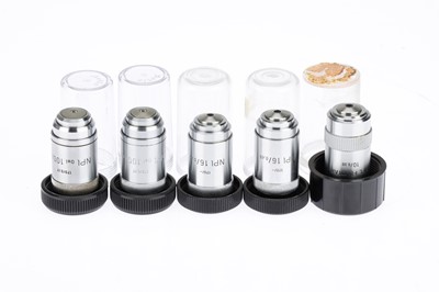 Lot 744 - Collection of Leitz NPL Microscope Objectives