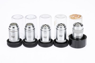 Lot 744 - Collection of Leitz NPL Microscope Objectives
