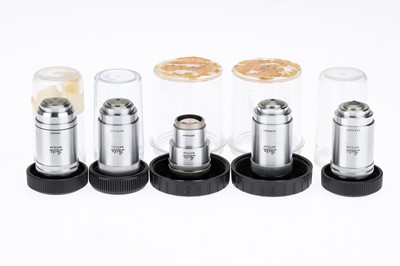 Lot 744 - Collection of Leitz NPL Microscope Objectives