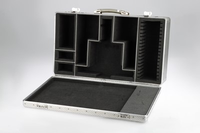 Lot 596 - An Aluminium Suitcase-Style Large Format Camera Outfit Case