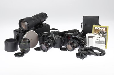 Lot 103 - A Canon EOS-1 and an EOS 10s SLR Cameras