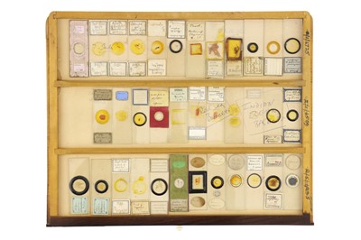 Lot 152 - Large Cabinet of Microscope Slides