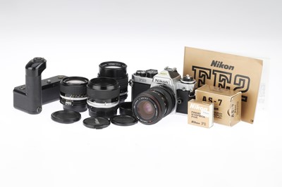 Lot 89 - A Nikon FE2 SLR Camera