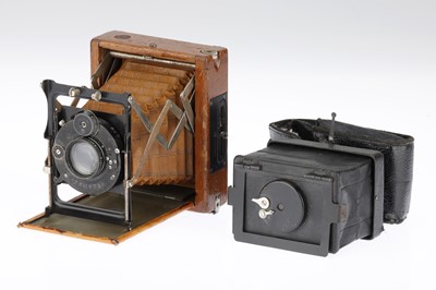 Lot 289 - Two Strut Folding Medium Format Plate Cameras