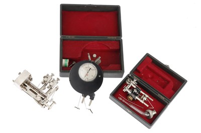 Lot 706 - A Swiss Sphygmograph & Other Instruments by Jacquet