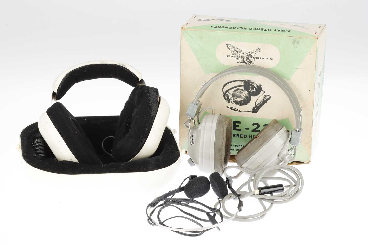 Lot 826 - Two Sets of Vintage Headphones