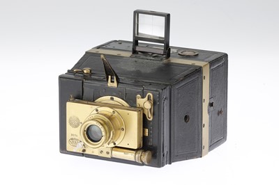 Lot 293 - A Gaumont Spido 9 x 12cm Jumelle-Type Magazine Plate Camera